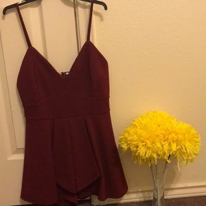 Maroon romper!